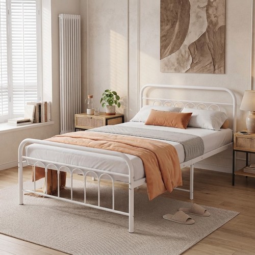 Chic 3ft vintage metal bed - vintage,