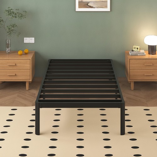 Metal single bed frame - metal,