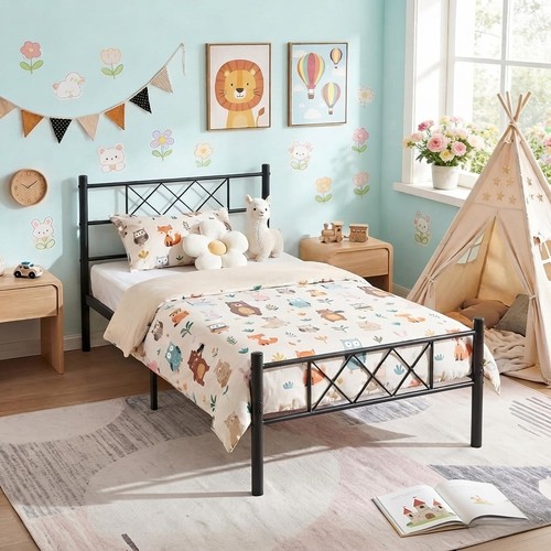 Durable 3ft single metal - durable,