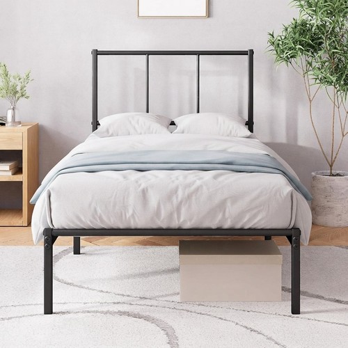 Sturdy 3ft bed frame with - bed,