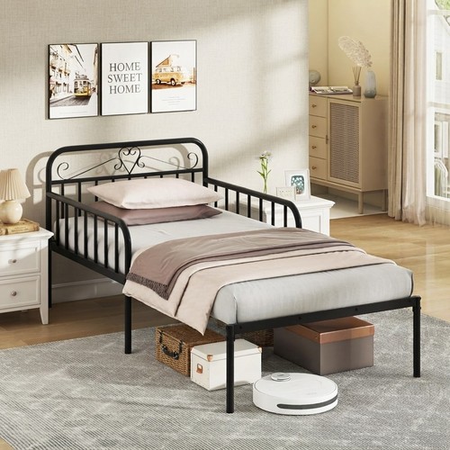 Modern metal platform - modern, bed