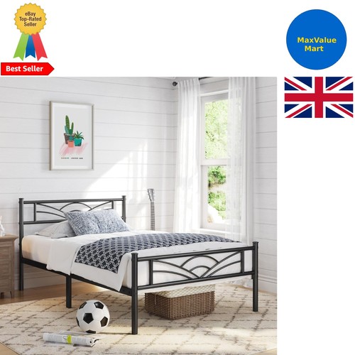 Cloud inspired metal bed - metal, frame