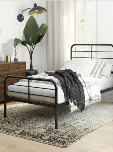 3ft single bed - frame, mattress