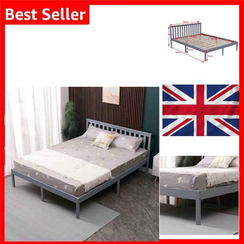 Double bed pine - double,