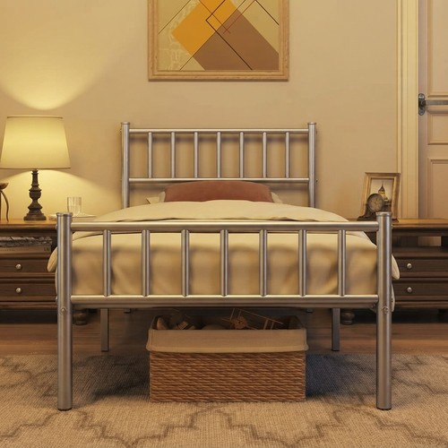 Metal bed frame 3ft single - bed,