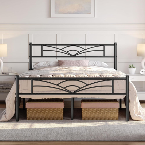 Modern metal bed frame cloud - metal,