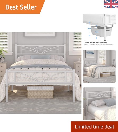 Stylish single bed frame - bed, 180