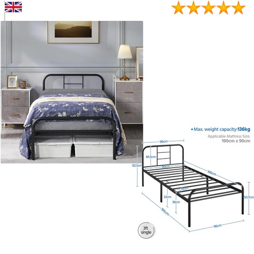 12v metal bed - 12v, single