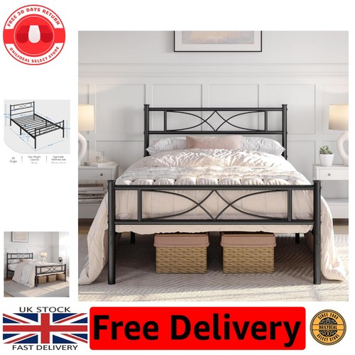 Elegant 3ft single metal bed - single,