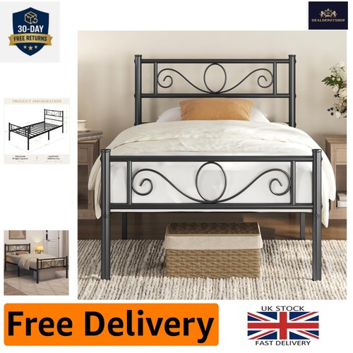 Sturdy metal single bed frame - sturdy,