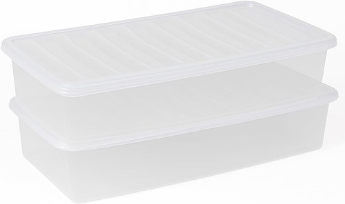 Clear under bed storage - x,