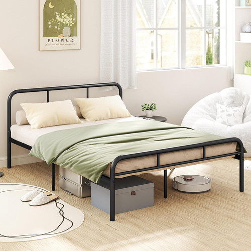 Single double metal bed frame - single/double,